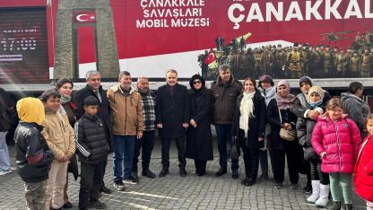 Çanakkale Savaşları Mobil Müzesi Cumhuriyet Meydanı’nda