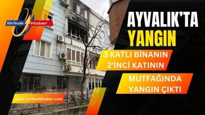 Susurluk’ta Yük Treni Lokomotifinde Yangın