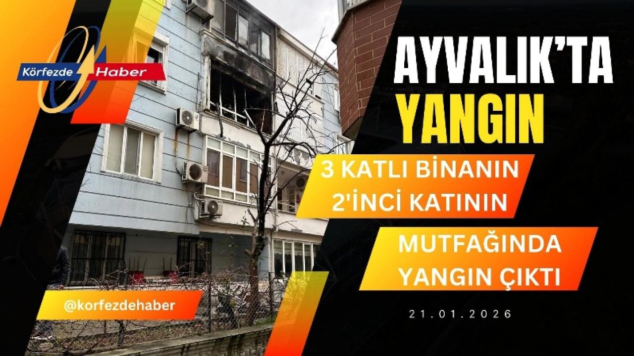 Susurluk’ta yük treni lokomotifinde yangın