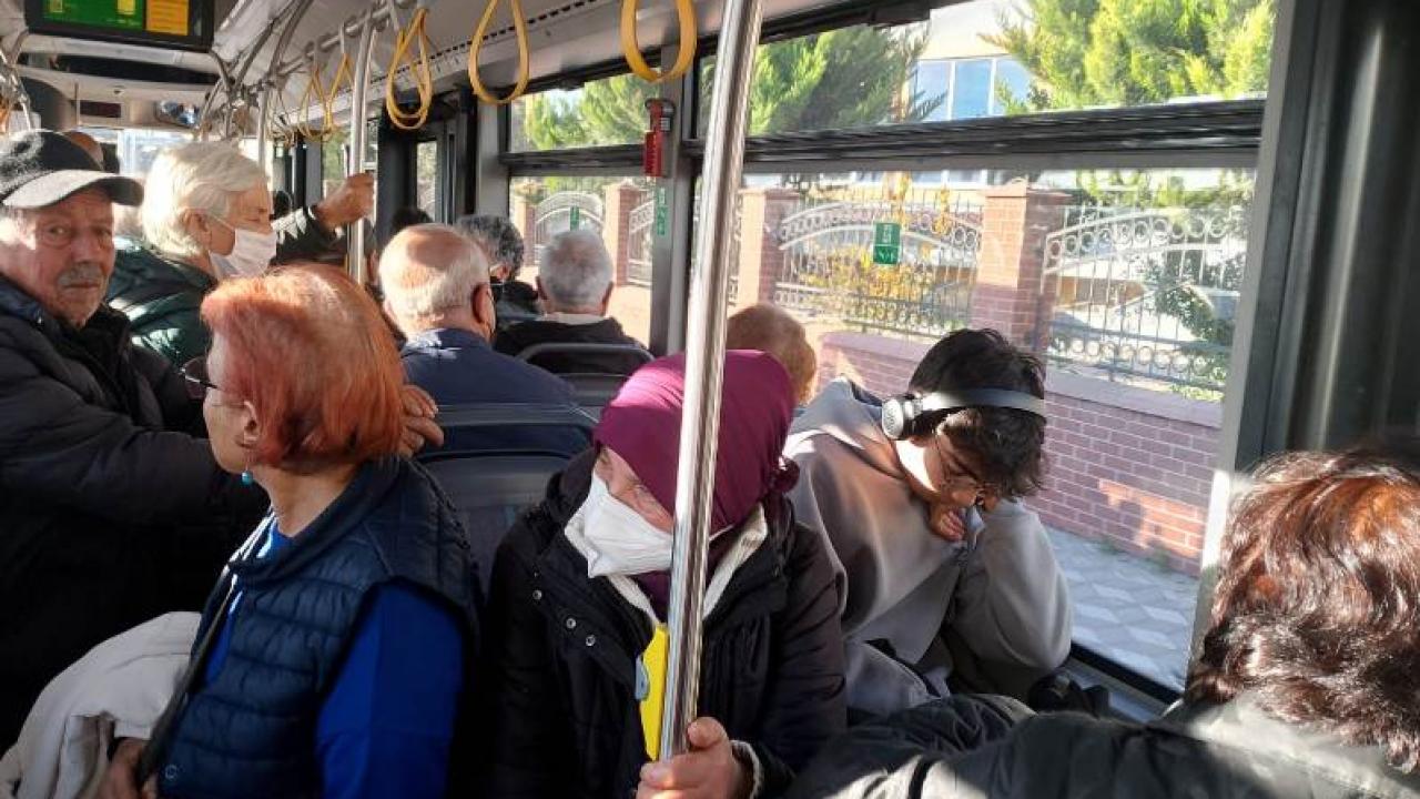 Toplu Taşıma araçlarında büyüklere  saygısızlık tepkisi