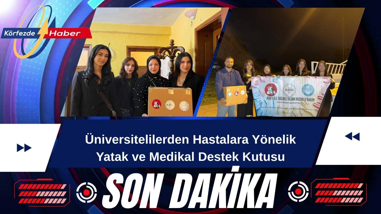 Üniversitelilerden Hastalara Yönelik Yatak ve Medikal Destek Kutusu