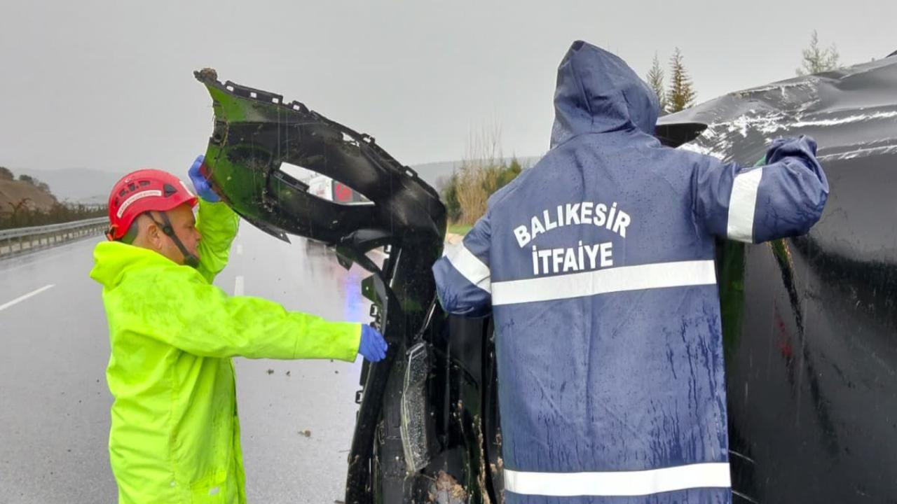 Altıeylül’de trafik kazası