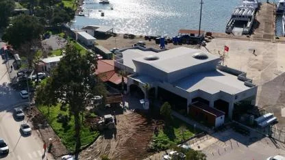 Ayvalık Deniz Hudut Kapısı Önünde Meydan Düzenlemesi Başlatıldı