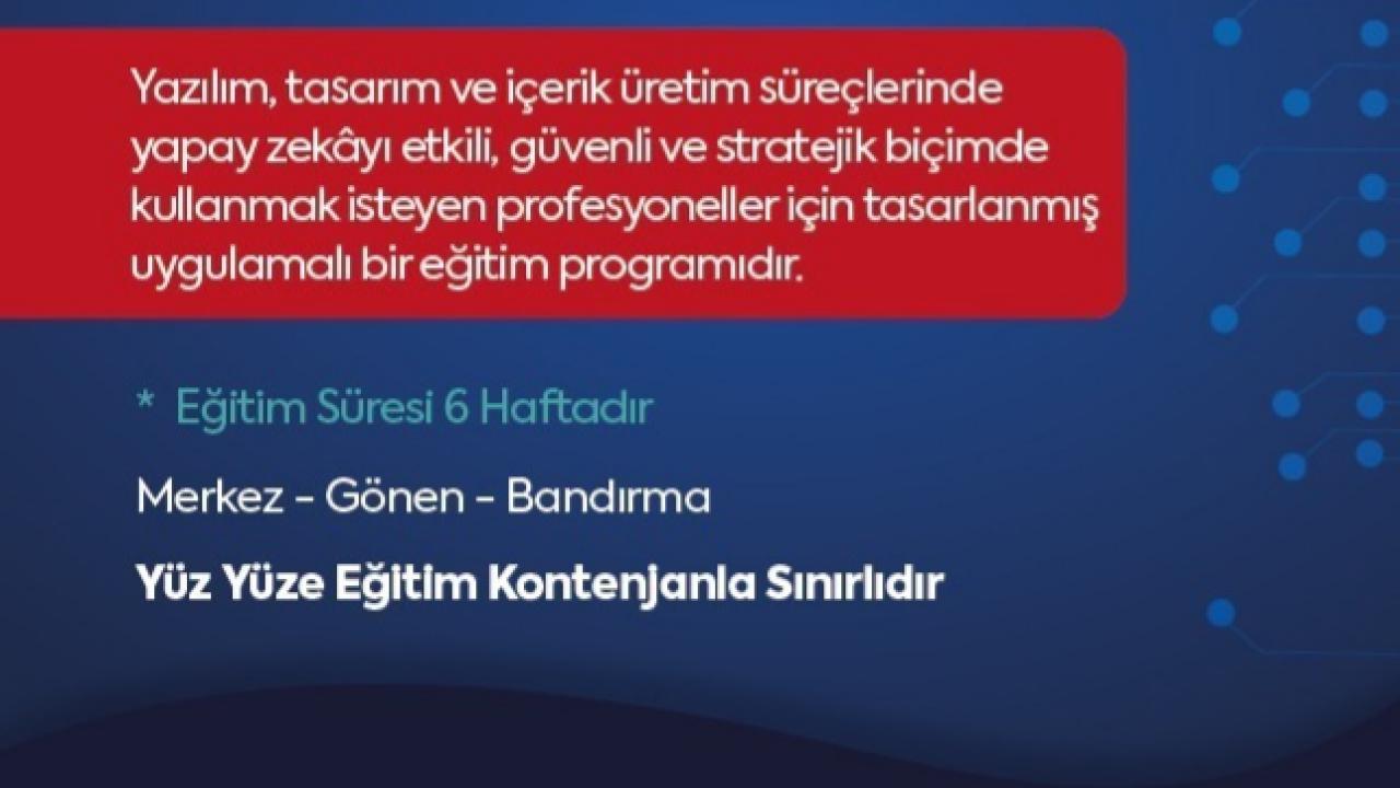 Balıkesir, Komut Mühendisliğine Giriş Eğitimiyle gençleri yazılıma hazırlıyor