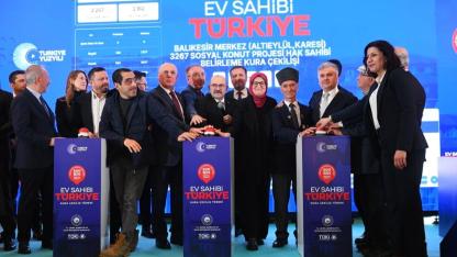 Balıkesir’de 500 Bin Sosyal Konut Kura Çekimi