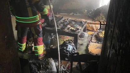 Balıkesir’de müstakil ev yangını