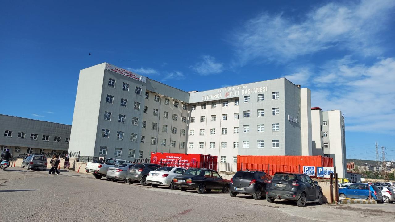 Bandırma Devlet Hastanesi’nde Afet Müdahale İstasyonu kuruldu