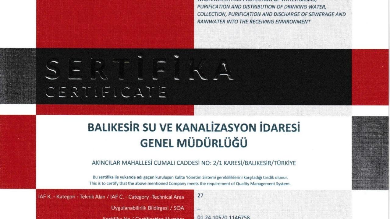 BASKİ Entegre Yönetim Sistemleri denetiminden tam not aldı