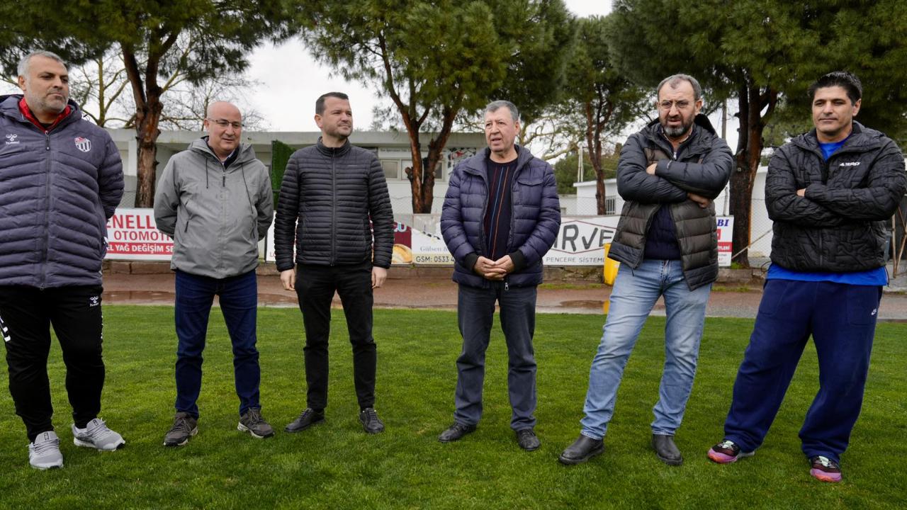 Burhaniye Belediyespor'a moral ziyaretleri gerçekleşti