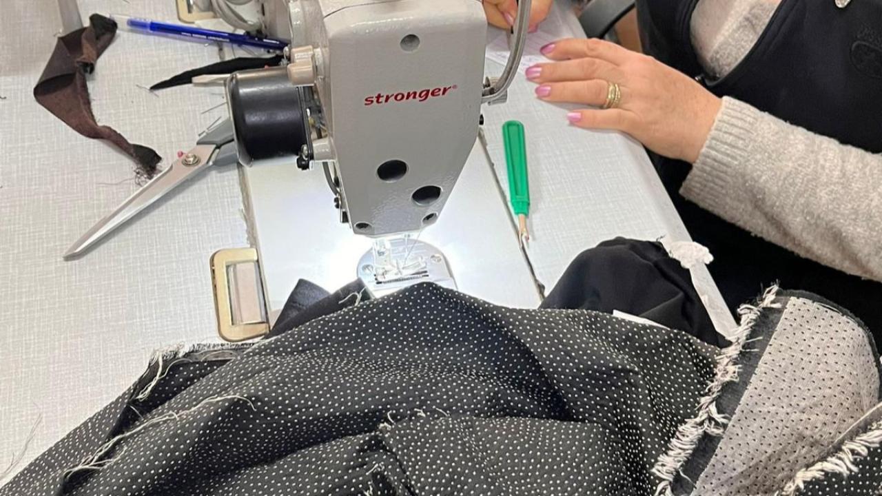 Burhaniye'de Atık Kumaşlara Son Projesi hayata geçirildi