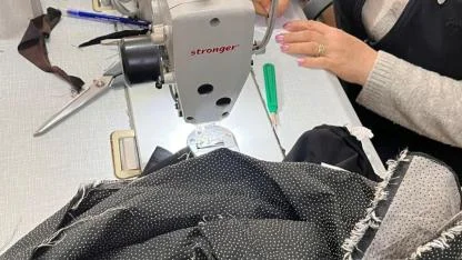 Burhaniye'de Atık Kumaşlara Son Projesi hayata geçirildi