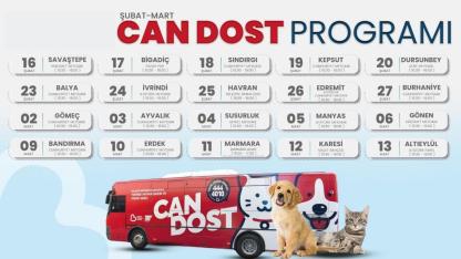 Can Dost Şubat-Mart programı belli oldu