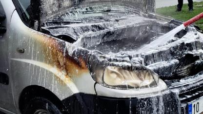 Edremit’te Araç Yangını