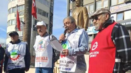 Edremit’te Emekliler Meydandaydı: “Mutfak Yanıyor, Emekli Ağlıyor”