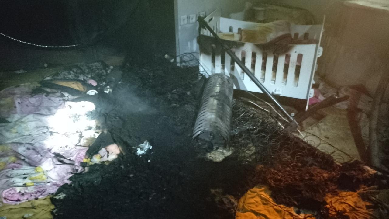 Edremit’te ev yangını