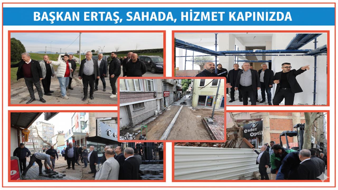 Edremit’te hizmet seferberliği sürüyor