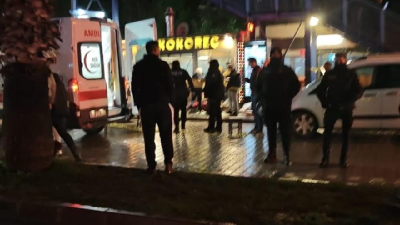 Edremit'te kokoreççiye motosikletli saldırı