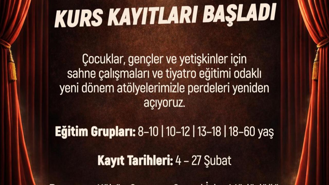 Gömeç Belediyesi Kent Tiyatrosu’nda Yeni Dönem Kayıtları Başladı