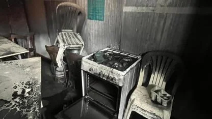 Gömeç’te işyeri yangını