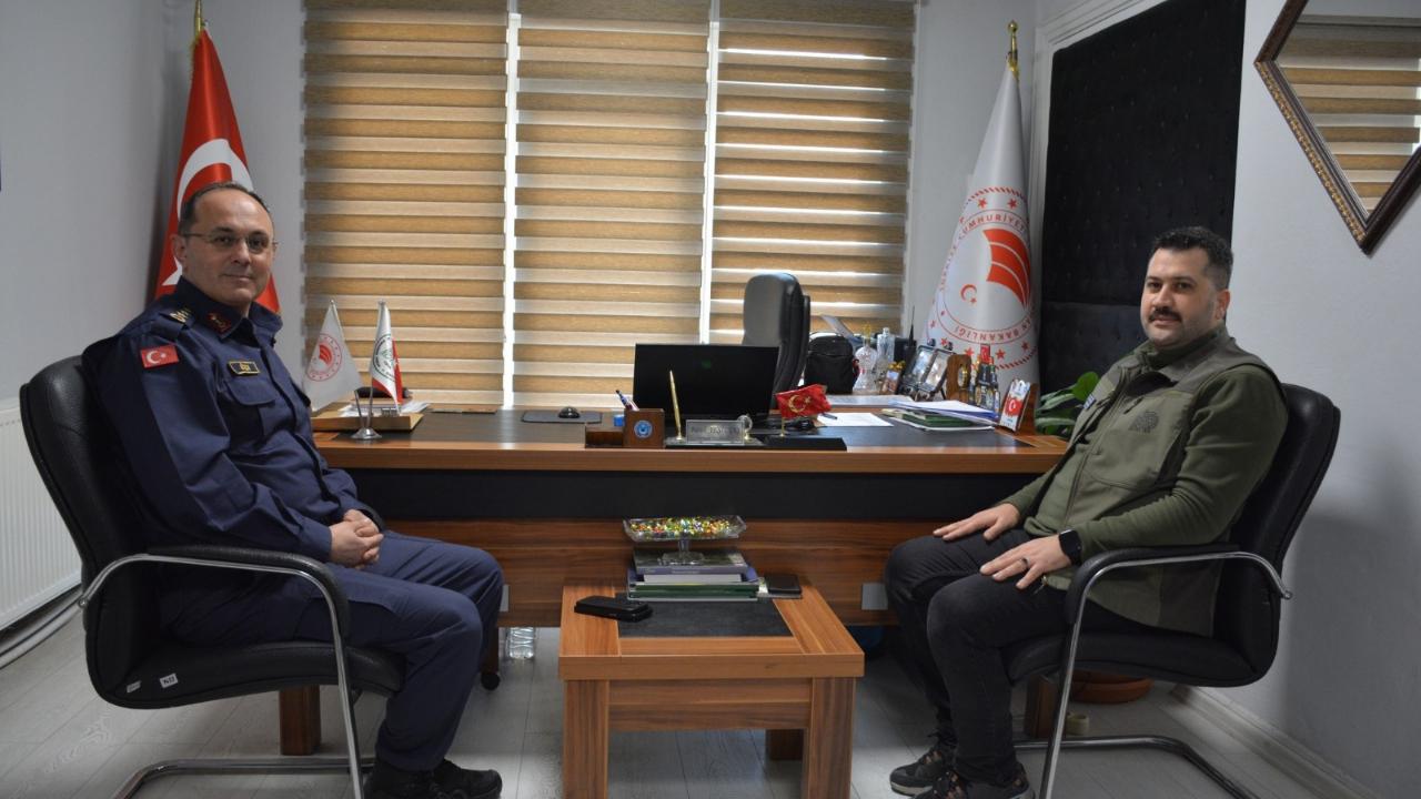 İl Jandarma Komutanı Özer’den Doğa Koruma’ya ziyaret