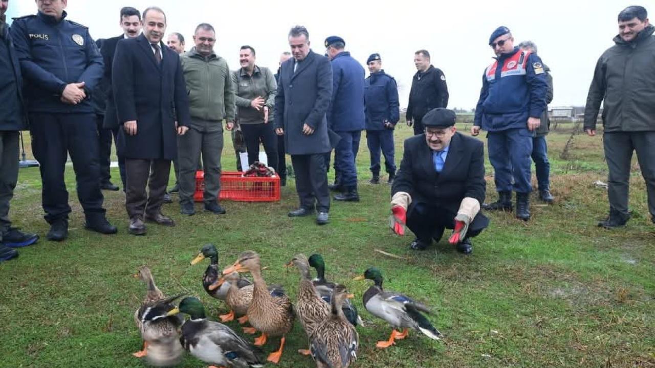 Kuşcenneti Milli Parkı’nda Yaban Hayvanları Doğaya Salındı