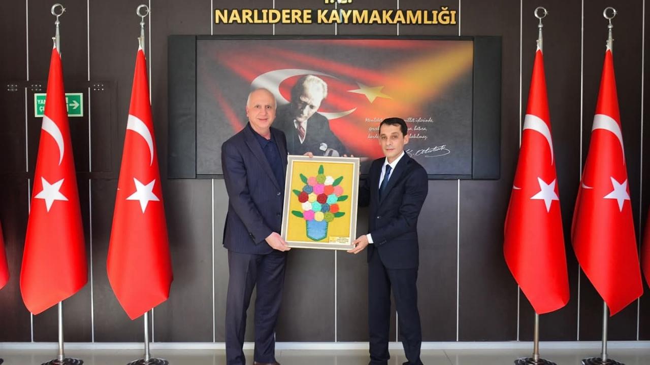 Narlıdere İmece Derneği'nden Kaymakam Eser'e Ziyaret
