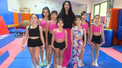 Burhaniye de jimnastik kursları yoğun ilgi gördü