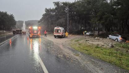 Savaştepe’de iki araç çarpıştı: 1 yaralı