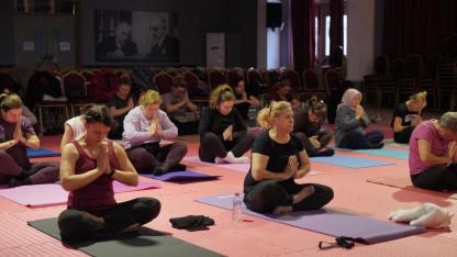Yoga kurslarına büyük ilgi kontenjan kısa sürede doldu
