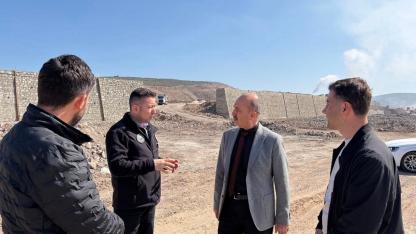 Balıkesir Gönen Sera Organize Tarım Bölgesi’nde Altyapı Çalışmaları Yerinde İncelendi