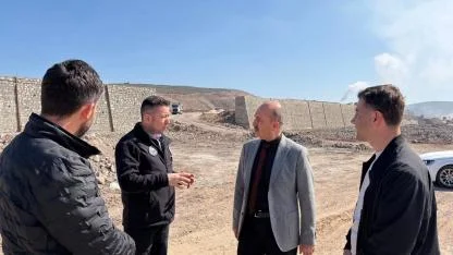 Balıkesir Gönen Sera Organize Tarım Bölgesi’nde Altyapı Çalışmaları Yerinde İncelendi