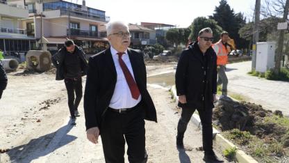 Başkan Deveciler, Ören’deki kanalizasyon çalışmalarını yerinde inceledi