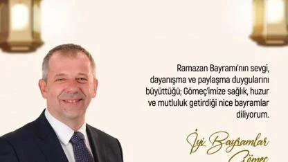 Başkan Melih Bağcı Ramazan Bayramı mesajı