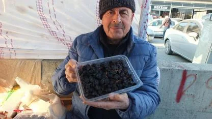 Burhaniye’de Çekirdekli Siyah Kan Üzümü ilgi gördü