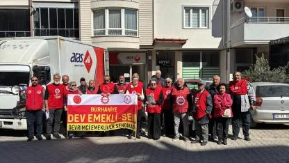 Burhaniye’de Emeklilerin topladığı imzalar Ankara’ya gönderildi: