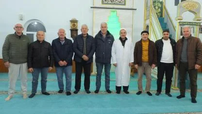 Burhaniyeli imam cemaati ile vedalaştı