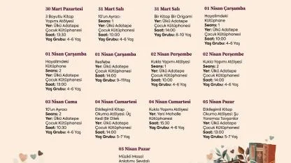 Büyükşehir’den Kütüphane Haftası’na Özel Etkinlikler