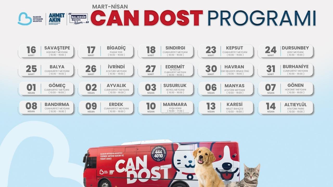 Can Dost patili canlara şifa dağıtmak için yollarda