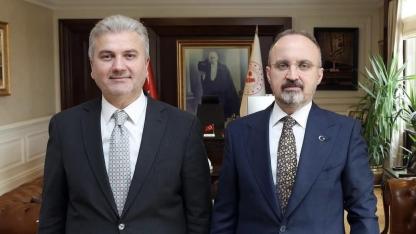 Canbey’den Bakan Yardımcısı Turan’a hayırlı olsun ziyareti