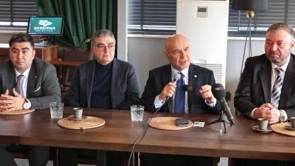 Çömez Bandırma’da basın mensuplarıyla buluştu