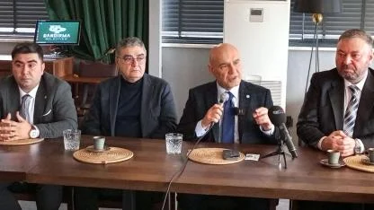 Çömez Bandırma’da basın mensuplarıyla buluştu