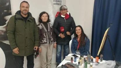 Dünya ressamlar gününde Ayvalık'ta anlamlı kutlama