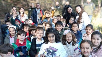 Edremitli öğrenciler Kazdağları Bal Ormanına fidan dikti