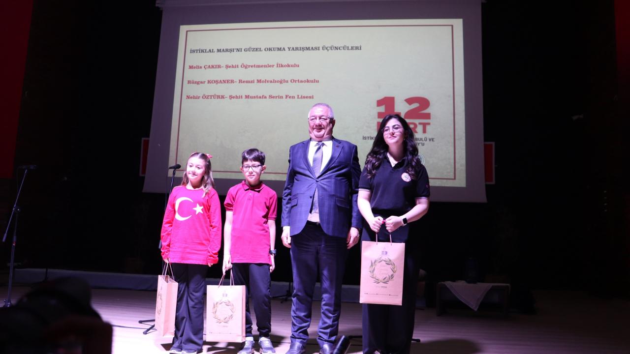 İstiklal Marşı’nın Kabulünün 105. Yılı Ve Mehmet Akif Ersoy’u Anma Günü Coşkuyla Kutlandı