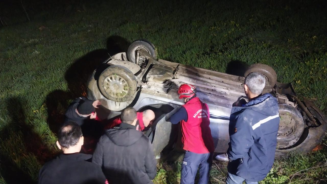 İvrindi çevre yolunda korkutan kaza: 1 yaralı