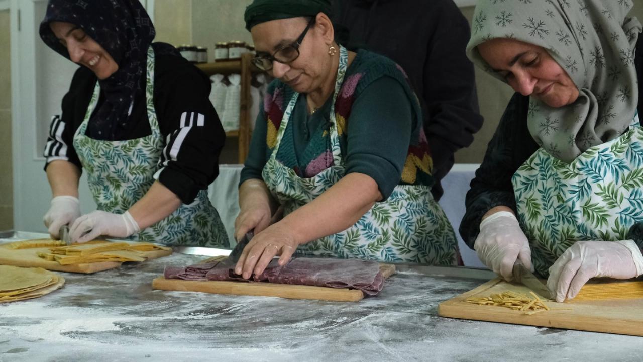 Kooperatif Mutfağından Lezzetli Erişteler…