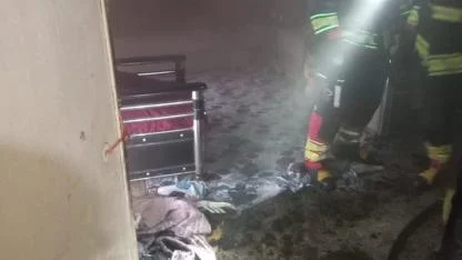 Bandırma’da apartman dairesinde yangın korkuttu.