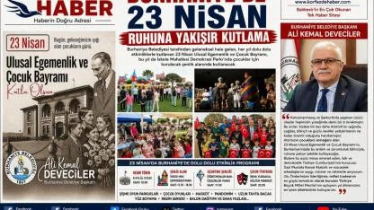 Burhaniye’de 23 Nisan Ruhuna Yakışır Kutlama