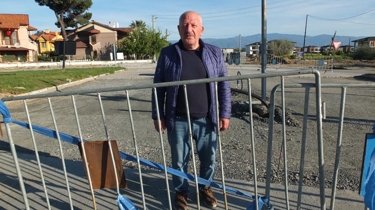 Burhaniye’de 3 aydır bitirilemeyen kavşak kazaya davetiye çıkarıyor