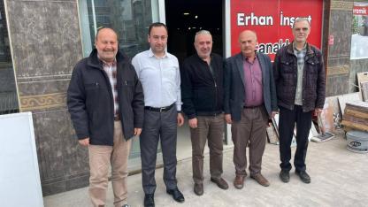 Burhaniye’de İlim Yayma Cemiyetinden iş adamı İnam’a teşekkür ziyareti